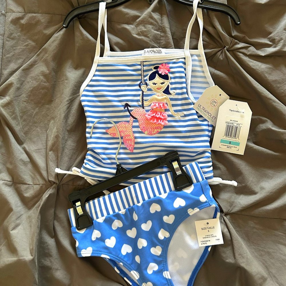 Flapdoodles Girls Swimsuit